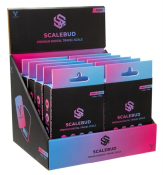 V-Syndicate ScaleBud SB-100T Travel Scale 100g Digitalwaage dunkellila "Dank Diva" (0,01g)